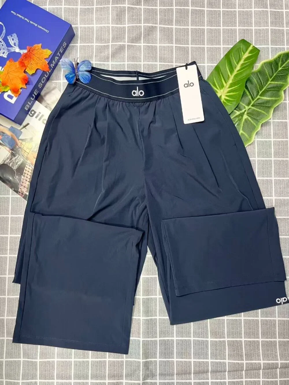 New🌃ALO Yoga Suit Up Trouser Navy Blue 💍(Regular) 30-inch inner seam